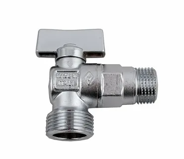 "KAS" Отсекатьл Кран для стир.машин ф15*20 (1/2" х 3/4")
