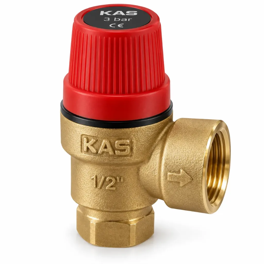 "KAS" Предрохранительный клапан автомат 1/2"