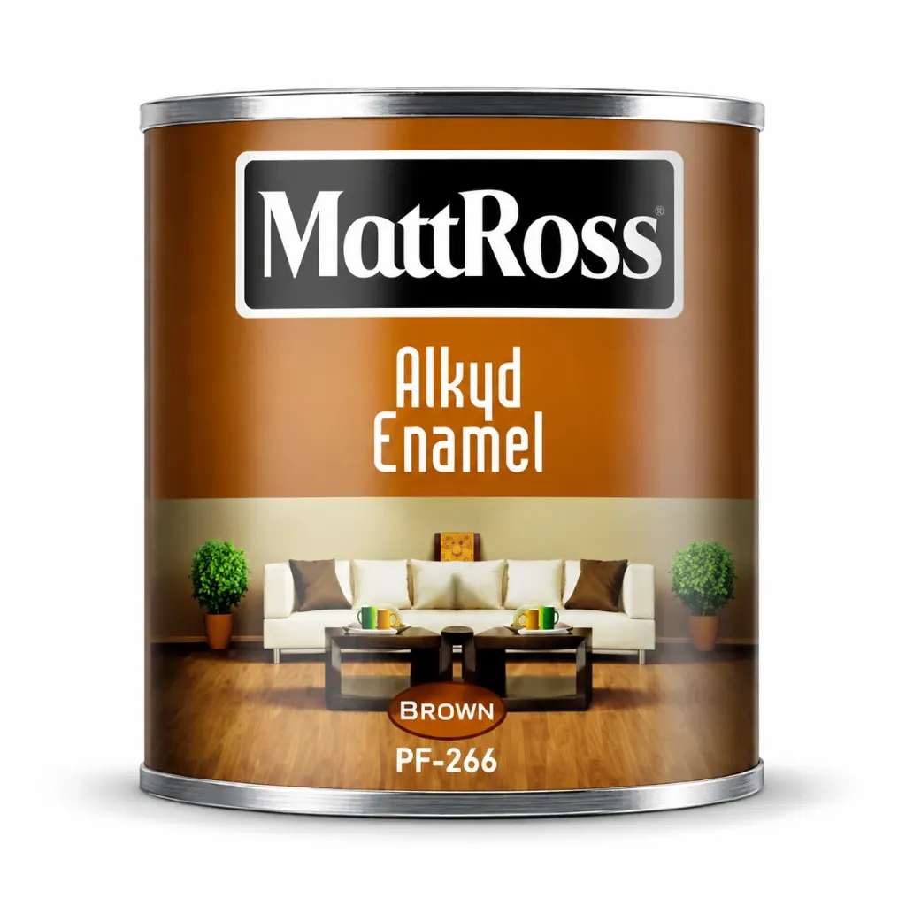 Эмаль БАРДОВЫЙ "Mattross" краска 2.3 кг