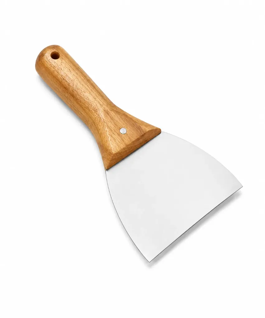 5 - dekor Шпатель для шпатлевки, деревянная ручка, пружинная сталь 11х8,5 см