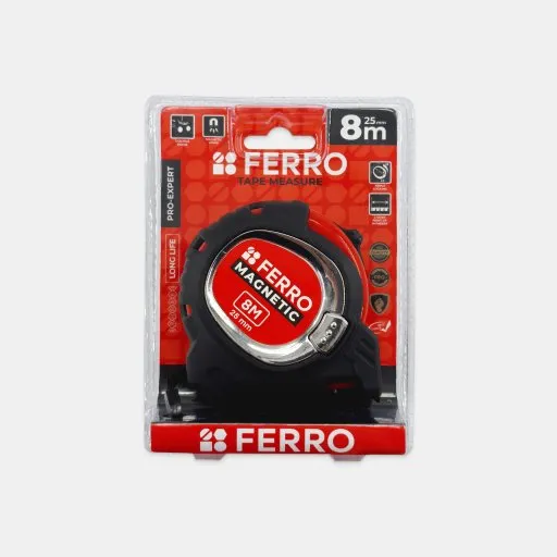 [30035001] FERRO Метр TPR 3м 16мм (30035001)