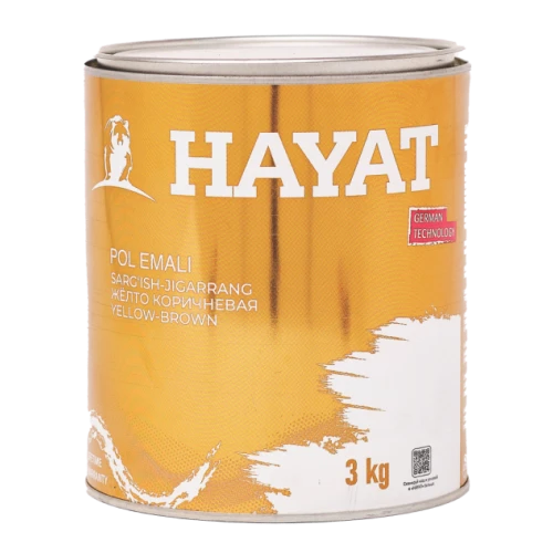 HAYAT краска для пола желто-коричневая 3