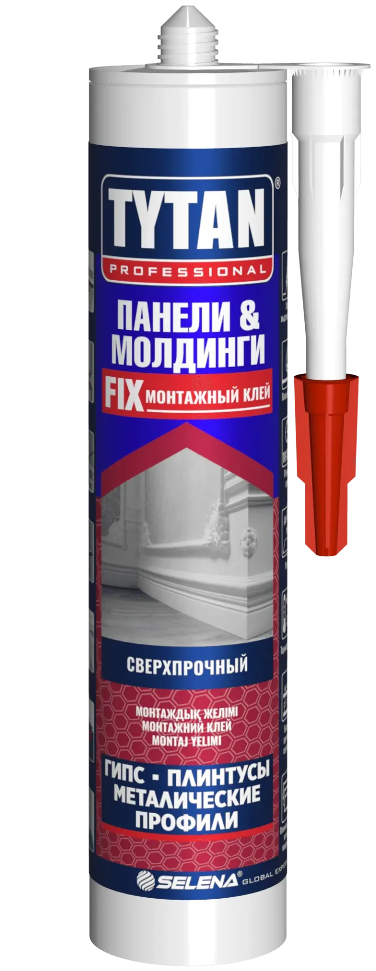 TYTAN RB-22 ПАНЕЛИ&МОЛДИНГИ Клей монтажный (бежевый)  310 мл