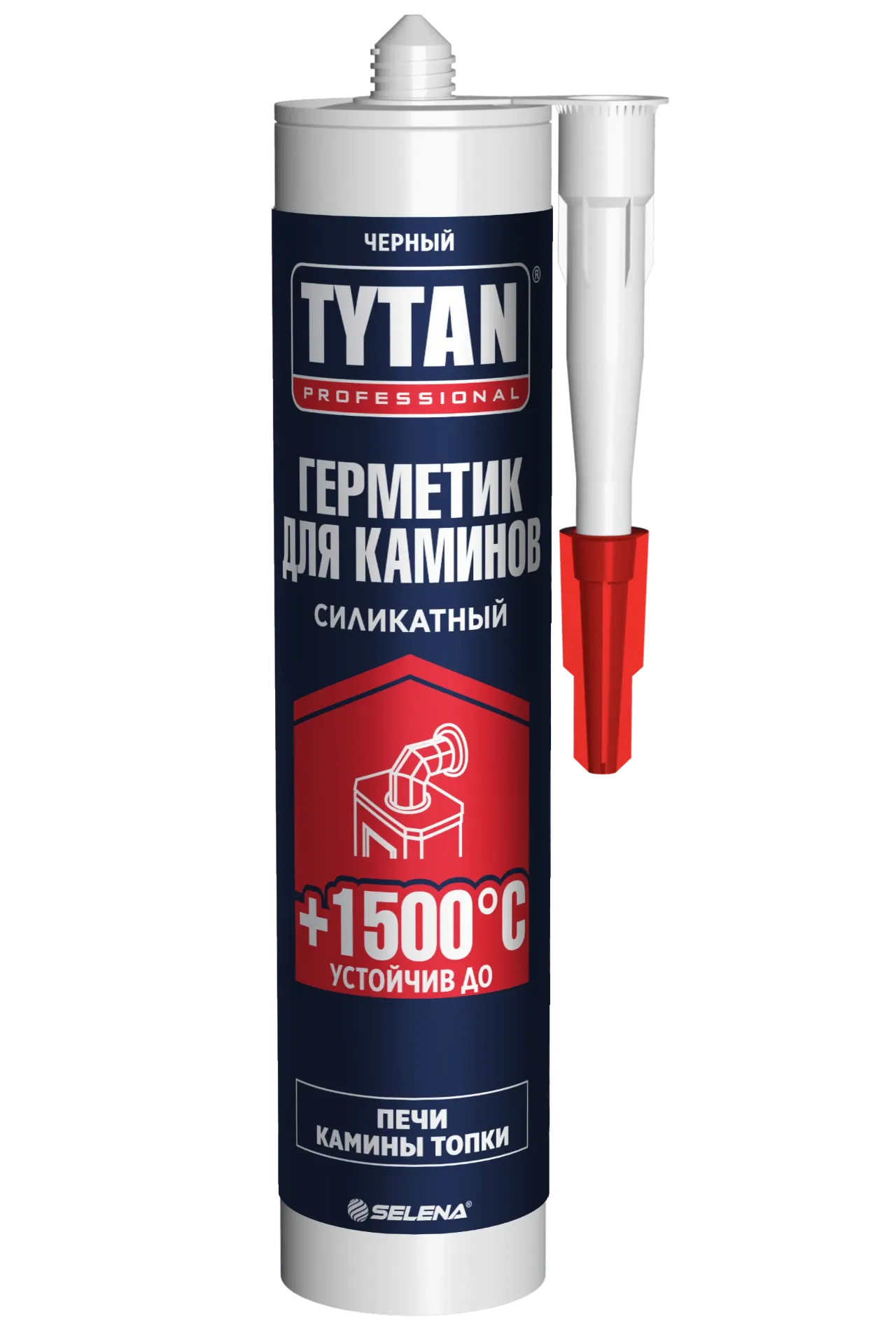 TYTAN Герметик для каминов (черный)   310 мл