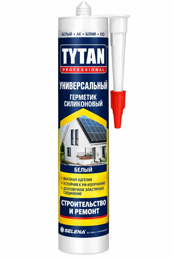TYTAN Универсальный силикон (бесцветный,белый,черный)  280 мл