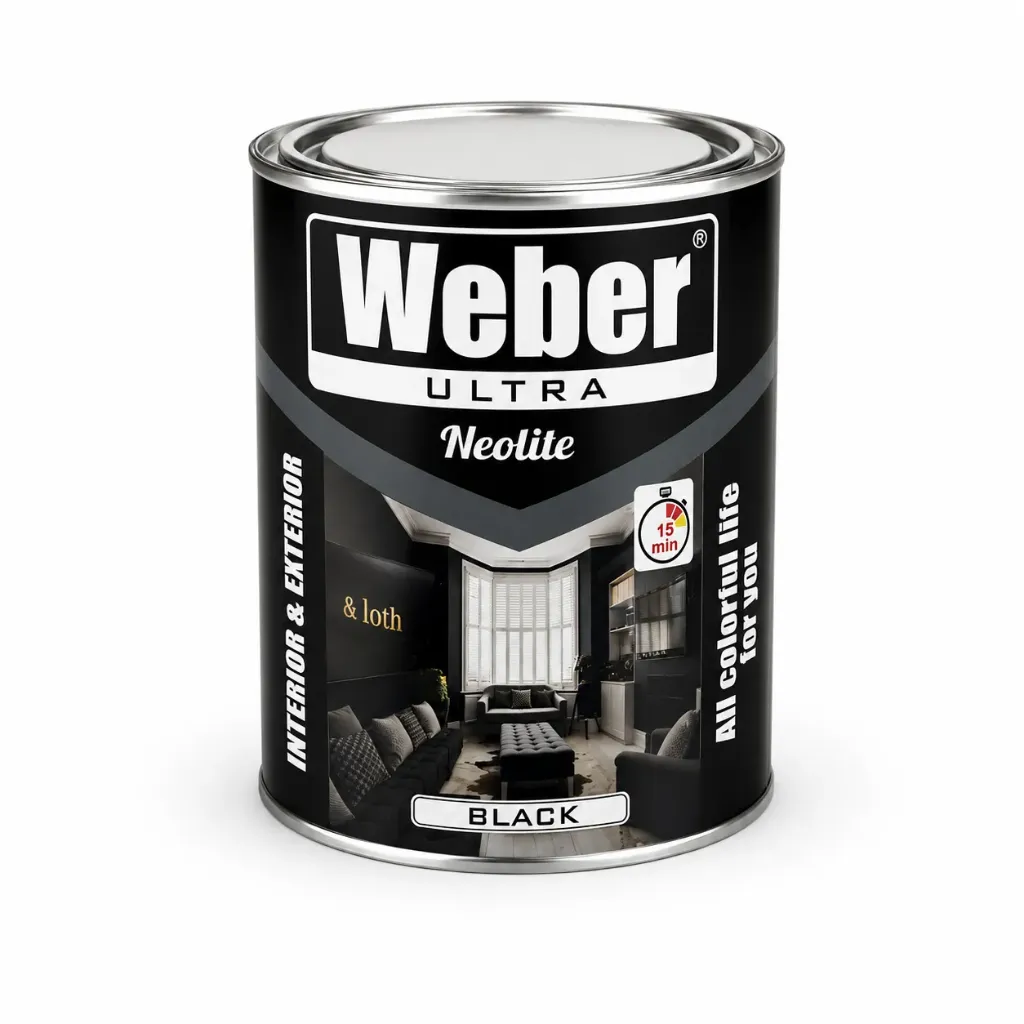 Weber Neolite краска черный  0,8 кг (нитро)