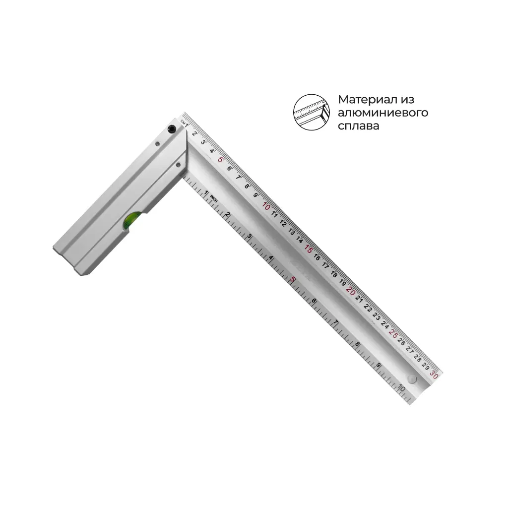 ЕРА Угольник линейка с делениями EKU-U300