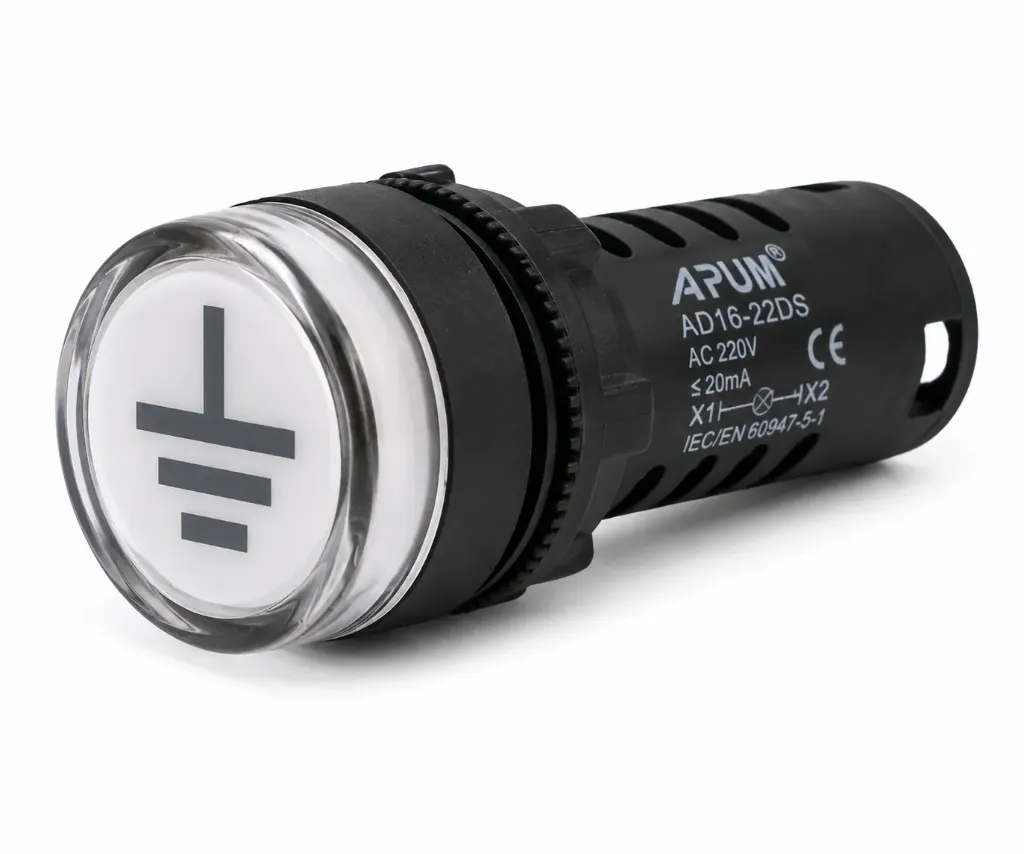 Индикатор "Заземление" AD136-22W/N  220v (Nura Electric)