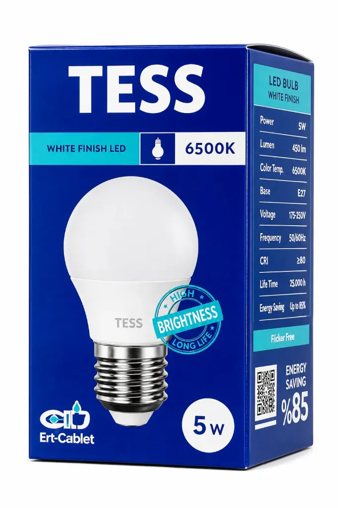 Лампа светодиодная A60 10 Вт "TESS" E27  6500K