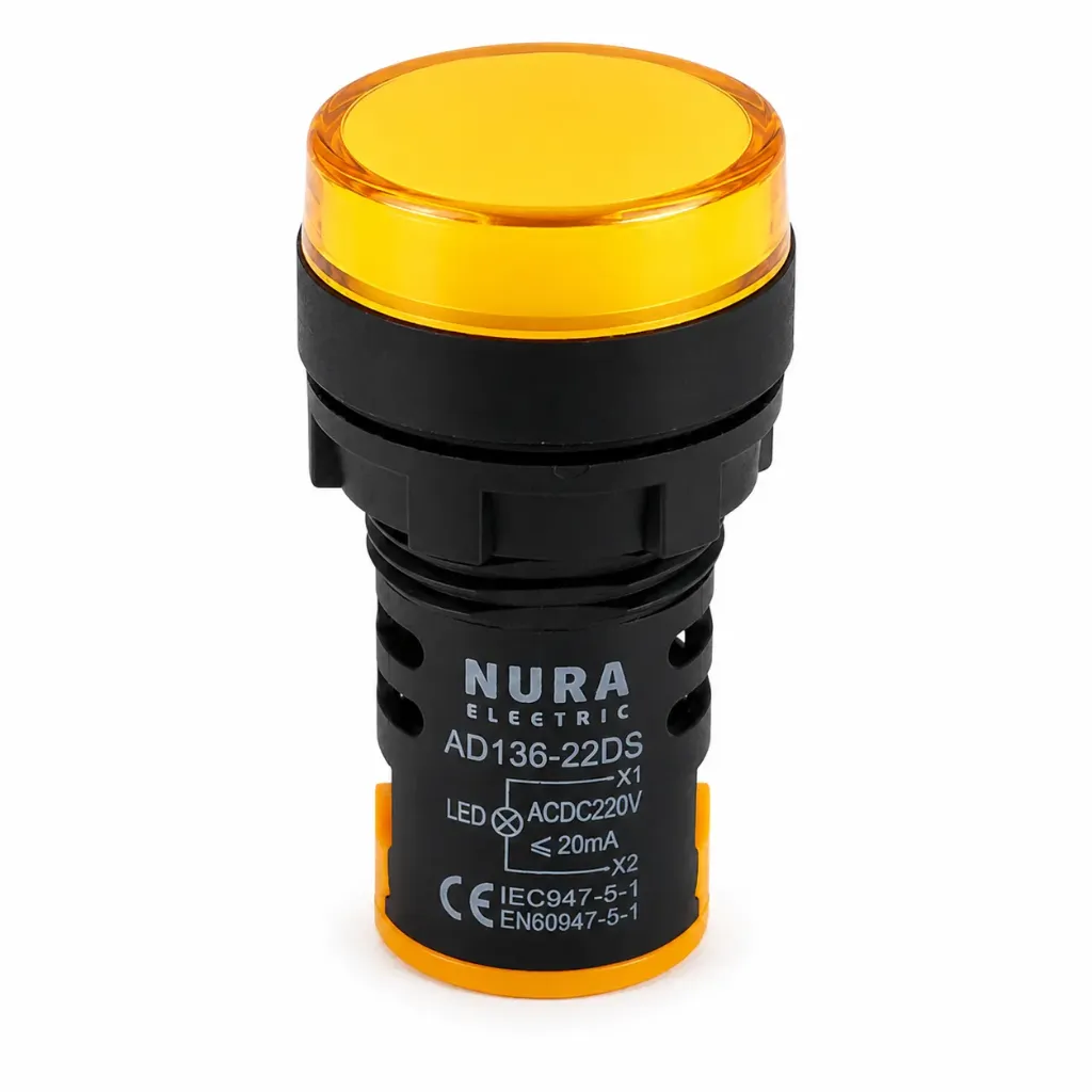 Световая арматура жёлтый AD136-22DS 24v AC/DC (Nura Electric)