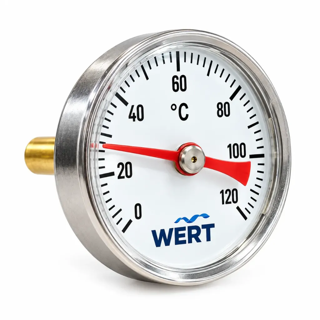 WERT TM-005 термометр 120C задний с гильзой