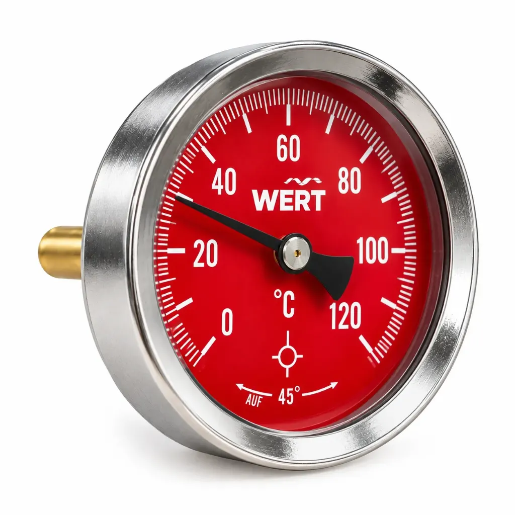 WERT TM 120 СМ  007 ТЕРМОМЕТР С ГЛЬЗОЙ