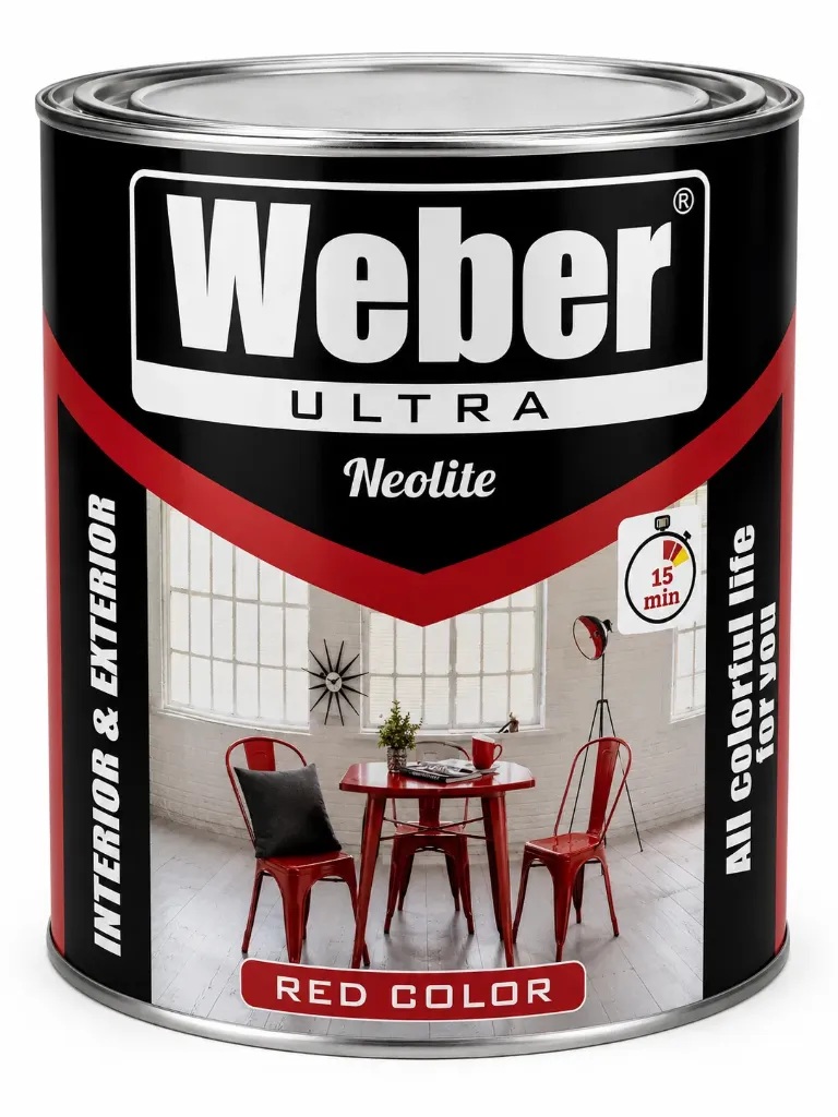 Weber Neolite краска красный 2,5 кг (нитро)