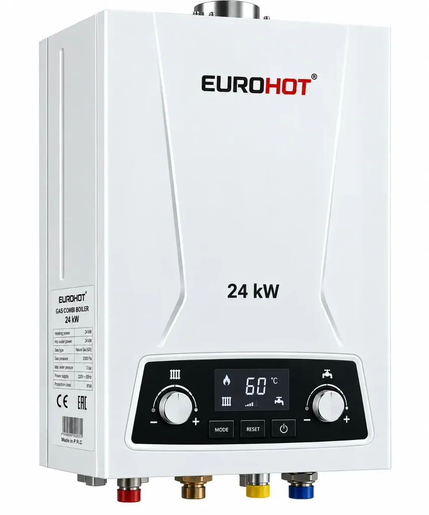 EUROHOT Двух-контр котёл 24кw (катйол)