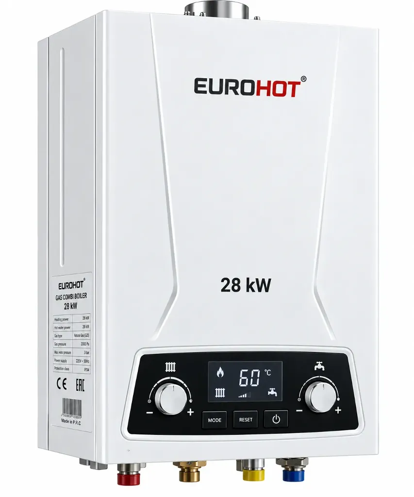 EUROHOT Двух-контр котёл 28кw (катйол)