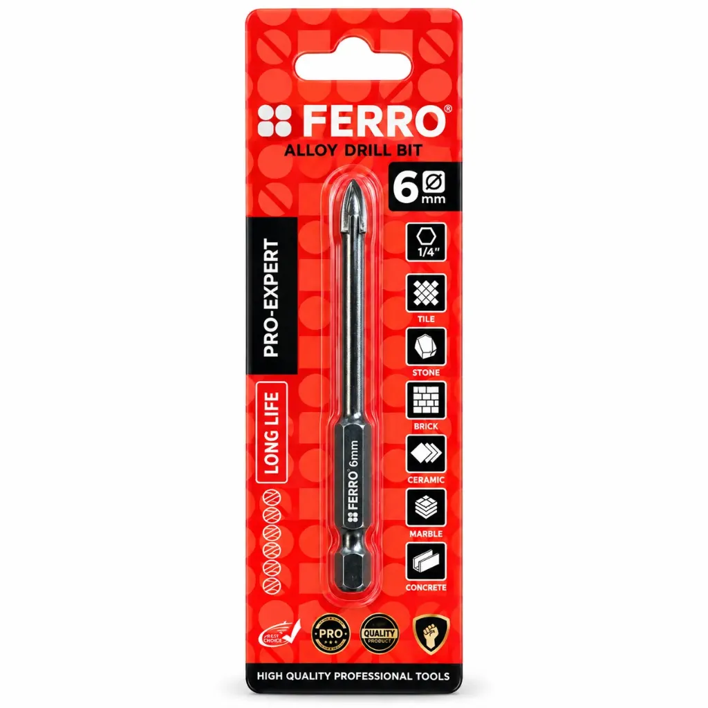 FERRO SVERLO KAFEL (A+) 6mm №20054006