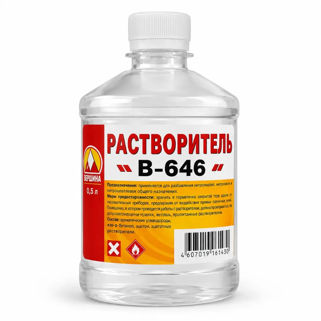 Растворитель 646 (10л россия)