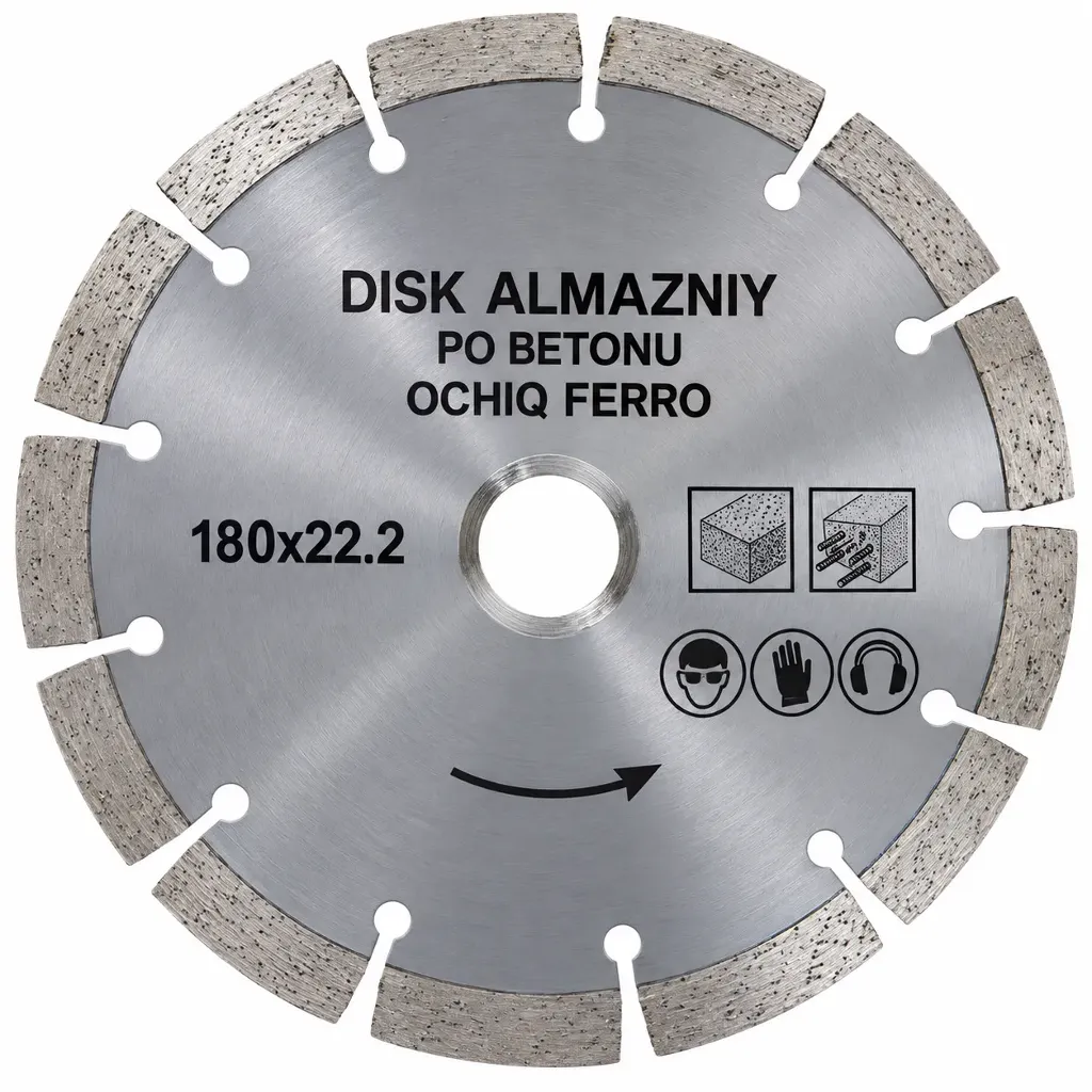 [20068005] FERRO DISK ALMAZNIY PO BETONU OCHIQ 180x22.2