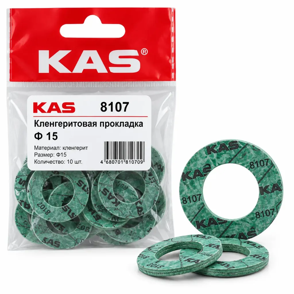 "KAS" 8109 Кленгеритовая Прокладка ф25